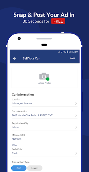 PakWheels: Buy & Sell Cars, Bikes and Auto Parts Screenshot 1