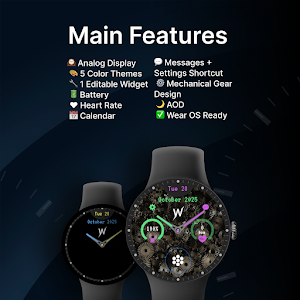 Gears Watch Watch Face Screenshot 1