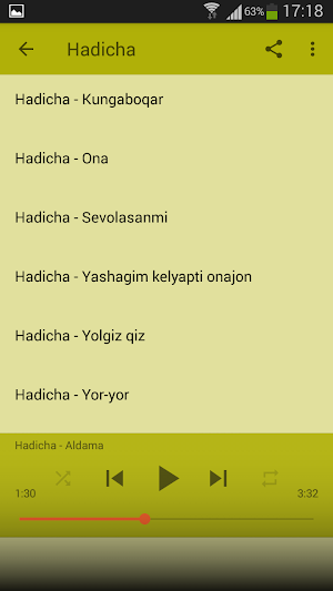 Hadicha Qo'shiqlari Screenshot 3