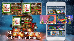 Merry Christmas GIF Photo Frame : Christmas Editor Screenshot 0