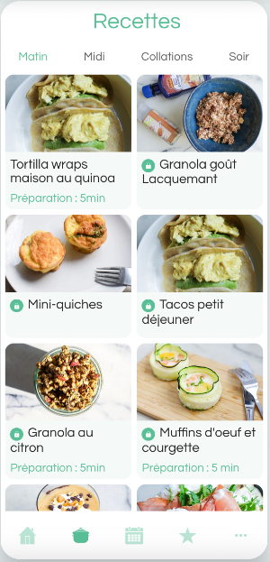 Leloup Nutrition : meal plan Screenshot 2