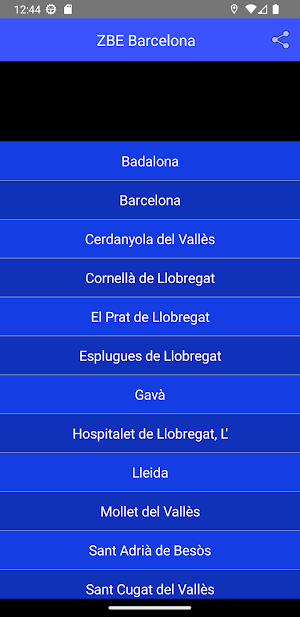 ZBE Barcelona GPS Screenshot 1
