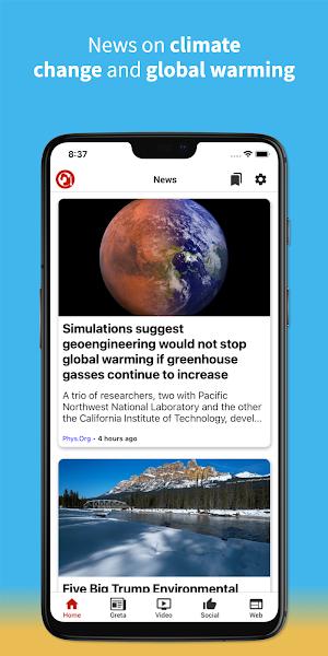 Climate Change News Screenshot 0