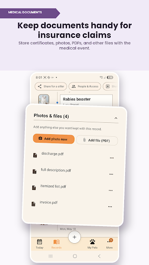 Pet Health Booklet: Dog & Cat Screenshot 2