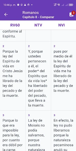 Santa Biblia RV60, NTV, NVI, Screenshot 0