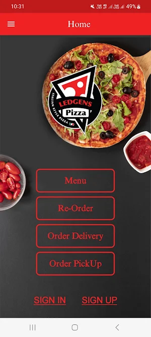 Ledgens Pizza Screenshot 1