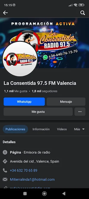 La Consentida Radio 97.5 FM Screenshot 2
