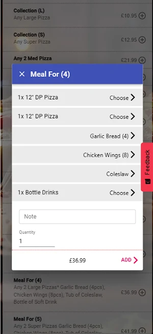 Dominics Pizza Brockley Screenshot 2