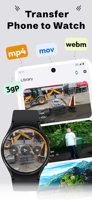 Video Player for Wear OS Piley Screenshot 1