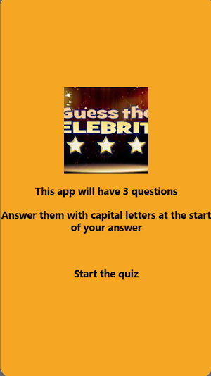 Guess the celebrity -jood baha Screenshot 2