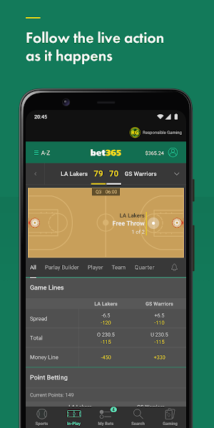 bet365 Sportsbook Screenshot 3