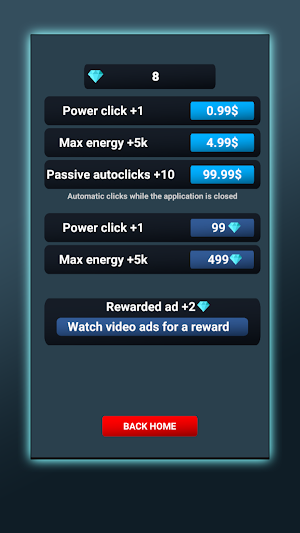 XMR Clicker Cryptocurrency Screenshot 2