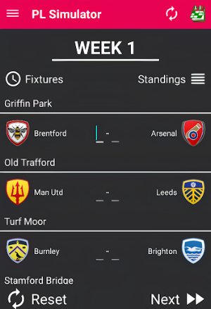 Premier Football Calculator (Predictor - 21/2022) Screenshot 0