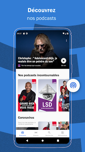 Radio France - podcasts, radio en direct Screenshot 1