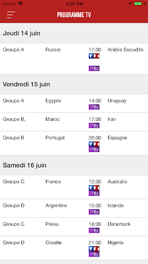 Russie 2018 : coupe du monde de foot Screenshot 2