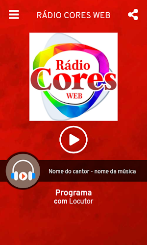 Rádio Cores Web Screenshot 2