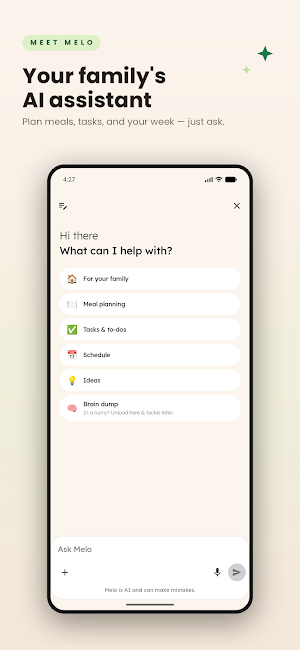 Melo: AI Family Organizer Screenshot 1