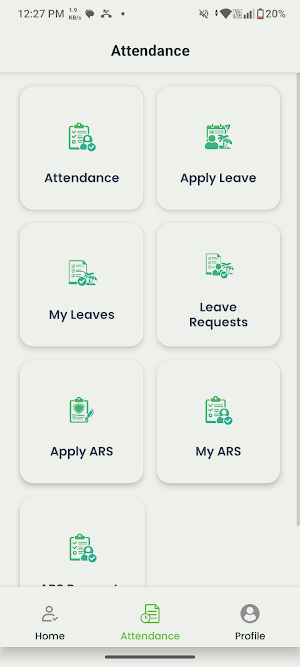 SG HRMS Screenshot 1