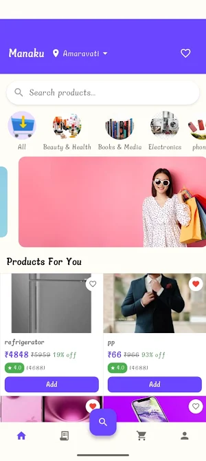Manaku App Screenshot 1