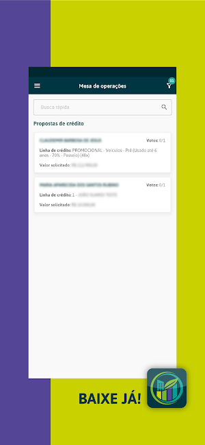 Crédito Unicoob Screenshot 3
