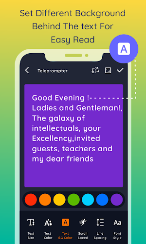 Teleprompter Screenshot 2