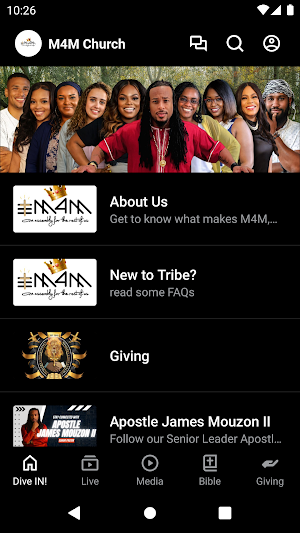 Ministry 4 Millennials App Screenshot 0