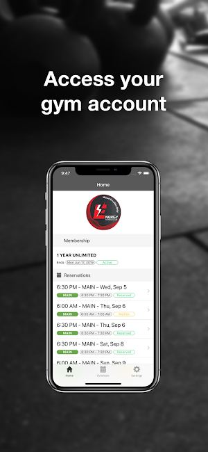 Energy Gym Screenshot 0