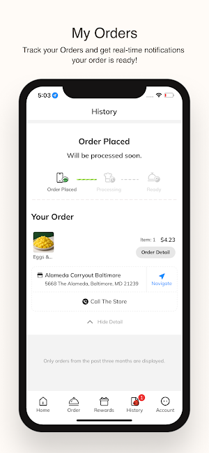 Alameda Carryout Screenshot 2