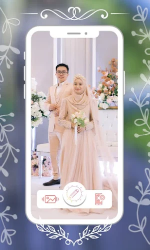 Couple Bridal Hijab Selfie Screenshot 3
