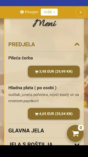 Euforija Bistro Screenshot 3