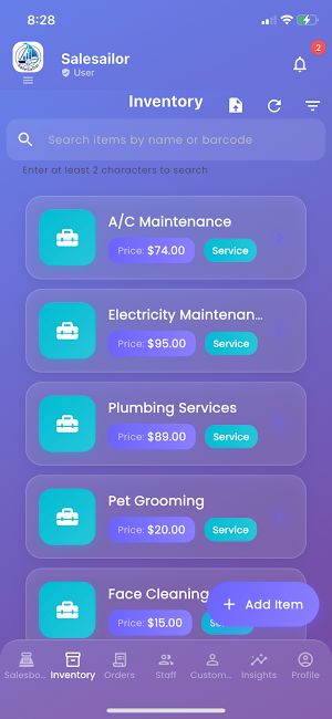 Salesailor Screenshot 2