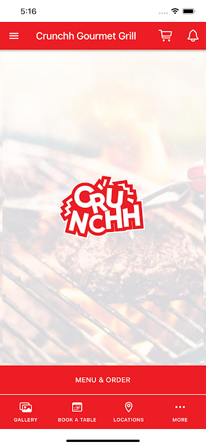 Crunchh Gourmet Grill Screenshot 0