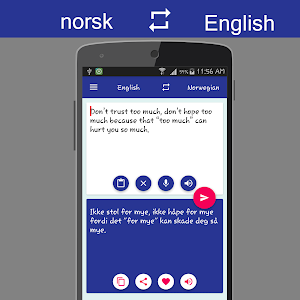 Norwegian English Translator Screenshot 3