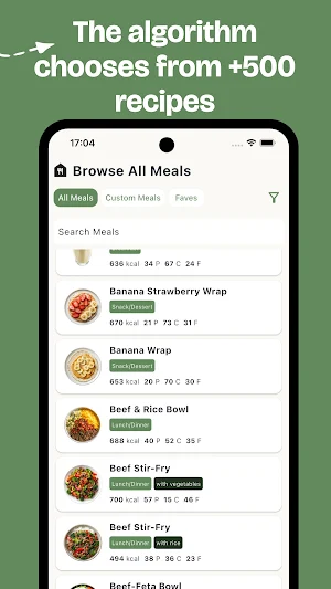 MealMate - Macro Meal Planner Screenshot 2