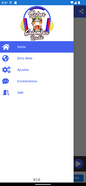 Sabor Colombia Radio Screenshot 1