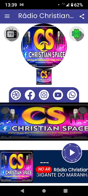 Rádio Christian Space Screenshot 1