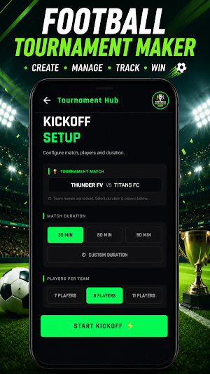Football Tournament Maker App Screenshot 2
