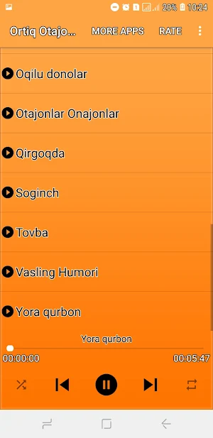 Ortiq Otajonov Qo'shiqlar Screenshot 3