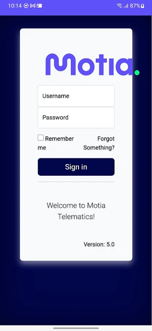 Motia Telematics Screenshot 1