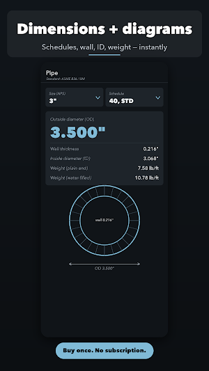 Pipe Calc: Pipefitter Offsets Screenshot 1