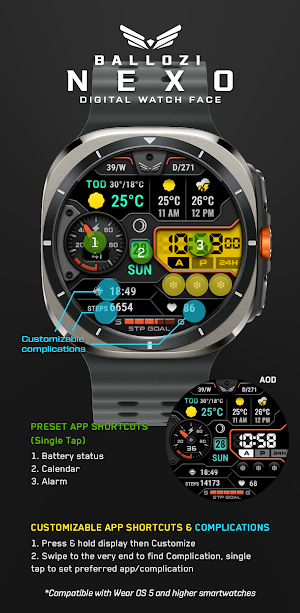 Ballozi NEXO - Digital Face Screenshot 2