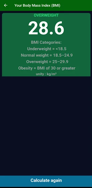Your Body Mass Index (BMI) Screenshot 3