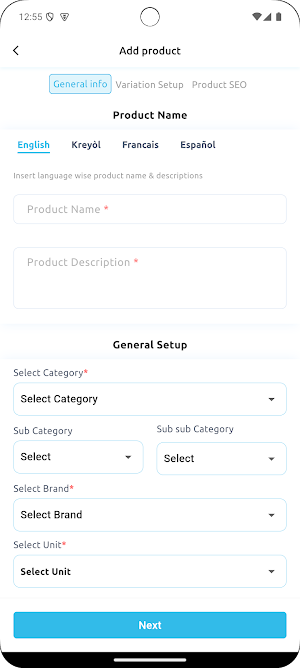 EconoMarket Vendor Screenshot 3
