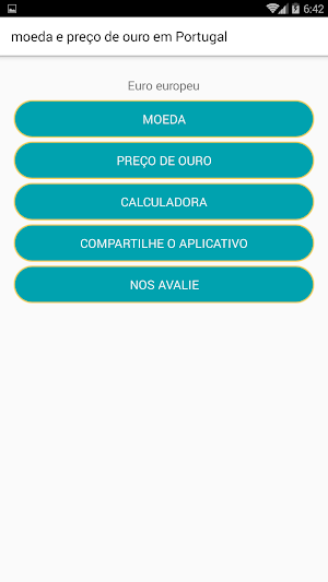 Moeda e Ouro Preço em Portugal Screenshot 0