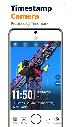 Timestamp Camera Time & GPS Screenshot 0