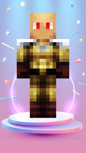 Saitama Skin for Minecraft Screenshot 3
