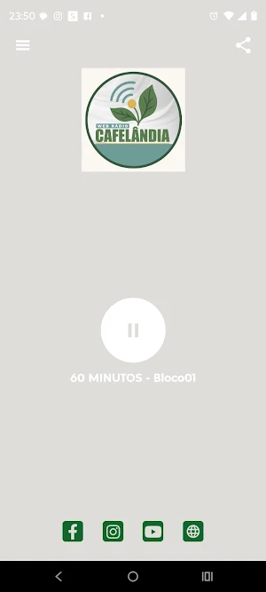 Web Rádio Cafelândia Screenshot 0