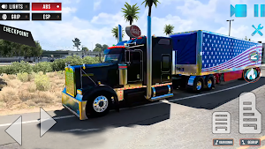 Truck Driving: US Truck Games Screenshot 1