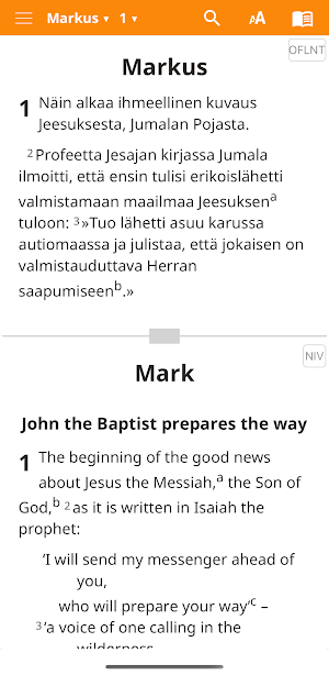 Suomi Uusi Testamentti Screenshot 1