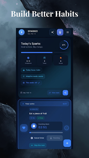 Sparkio: Build Better Habits Screenshot 0